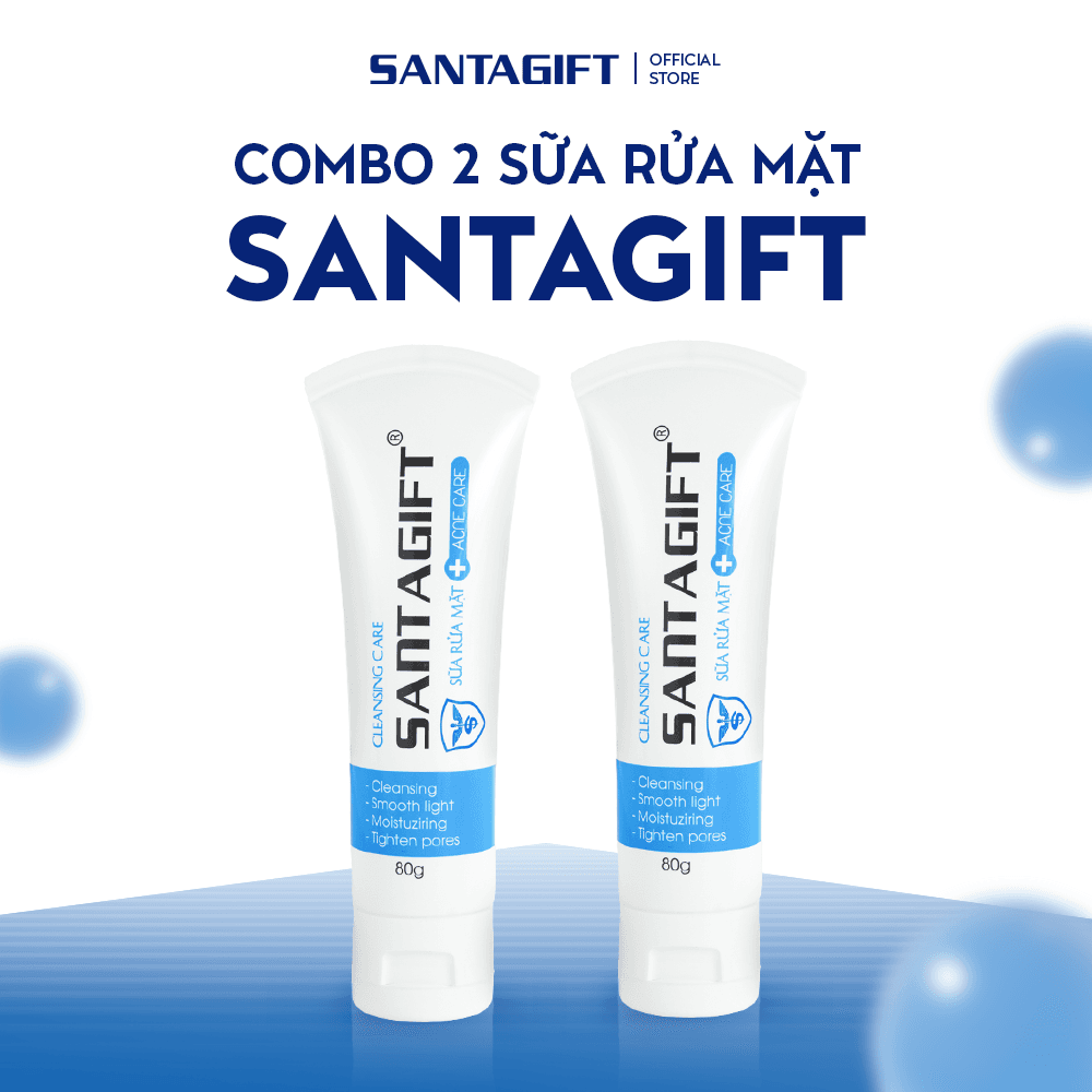 Combo 2 Sữa Rửa Mặt Santagift
