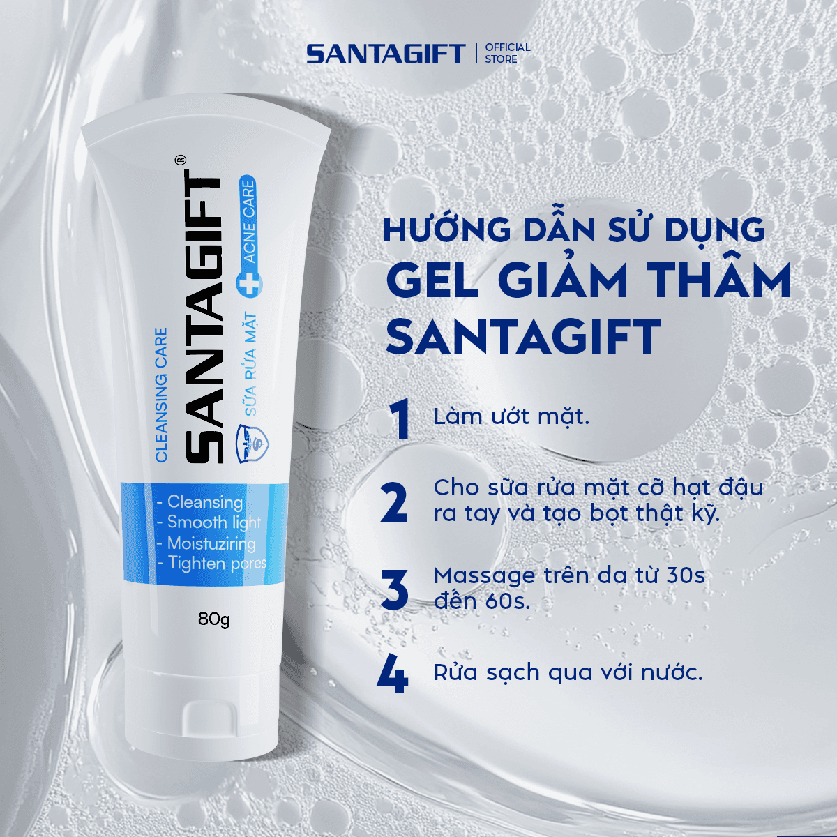 Combo 2 Sữa Rửa Mặt Santagift